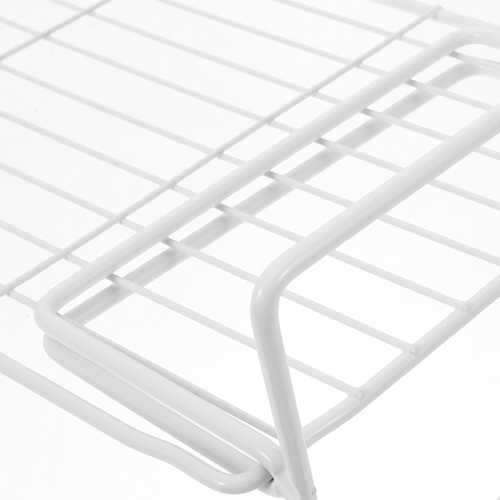 Mipcase Organizador para Congelador 2 Piezas 17X29 CM Divisores Metálicos Resistentes de Malla para Estantes de Refrigerador Separadores para Almacenamiento y Organización de Alimentos
