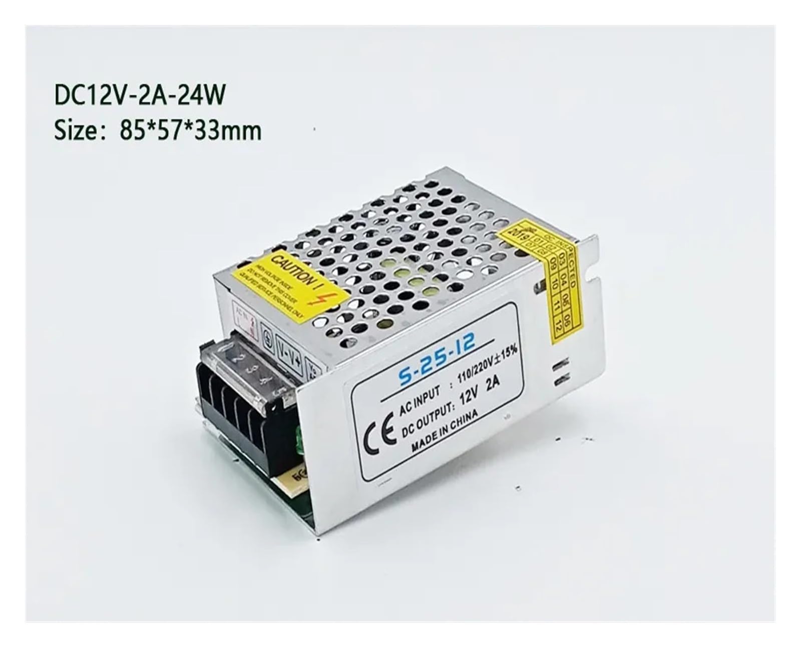 Transformador AC DC 220 a 12 V Fuente de alimentación 3V 5V 9V 12V 15V 18V 24V 36V 48V Fuente de alimentación de Tira Led conmutada 12 24 voltios(3A)
