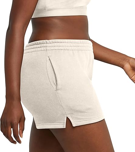 Miniatura 4 de Hanes Sudadera Originals para mujer, forro polar pesado, pantalones cortos con bolsillos, 2 pulgadas
