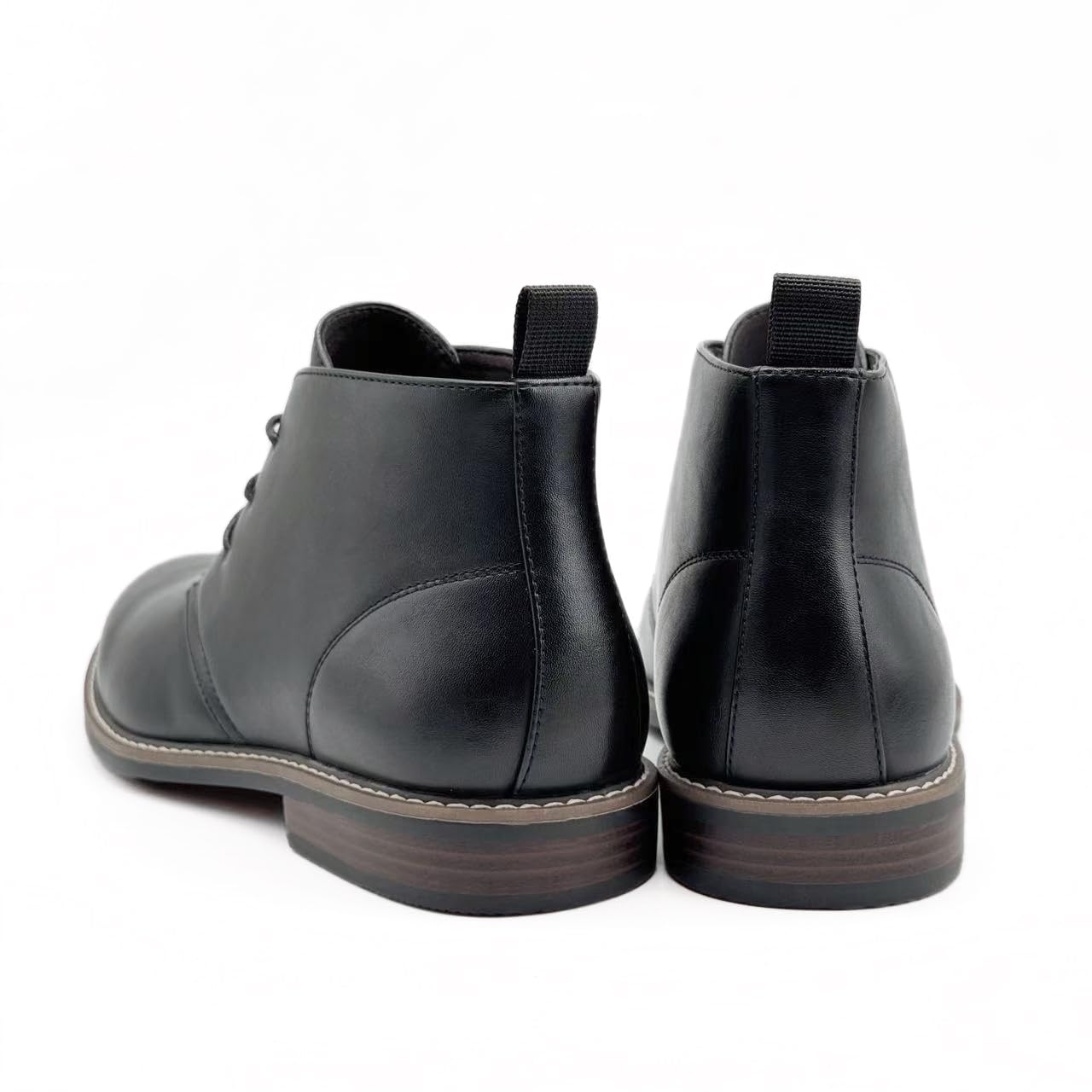 Finishing & Sewing Bottines Chukka classiques décontractées à lacets pour homme