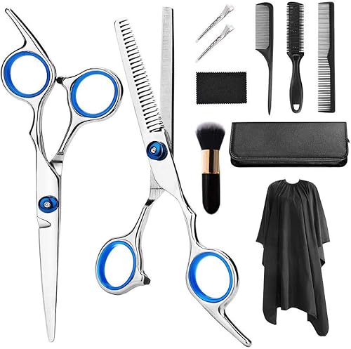 Tijeras de corte de pelo kit de tijeras de corte de pelo para el hogar peluquería salón