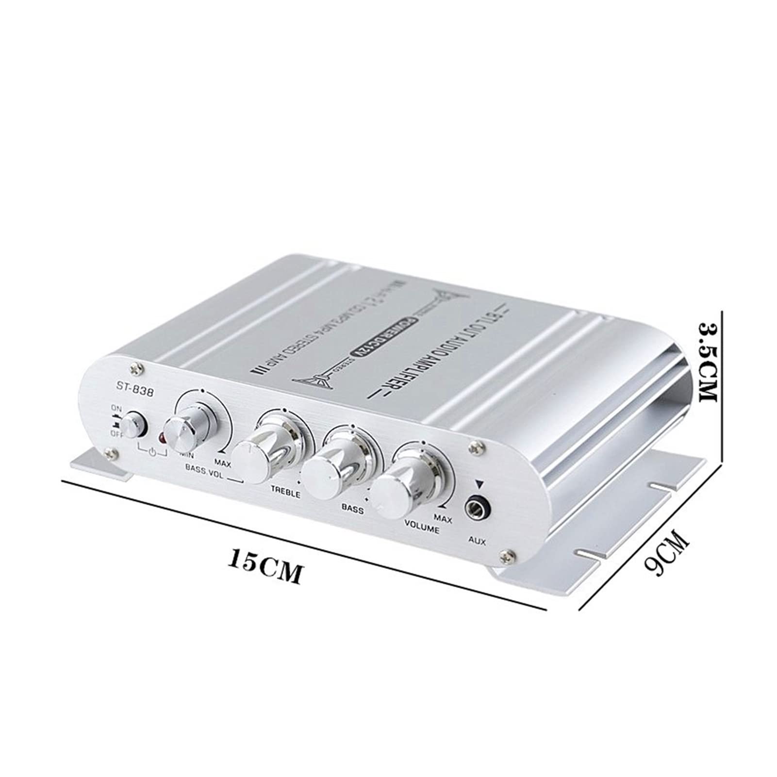 Mini Digital Buthtooth Amplificatore di potenza Amplificatore di classe D Subwoofer 2. 1ch 40w. Hi-fi 2x20w Mp4. Booster stereo. DVD Casa BASSO Lettore audio(Amplifier andadapter)