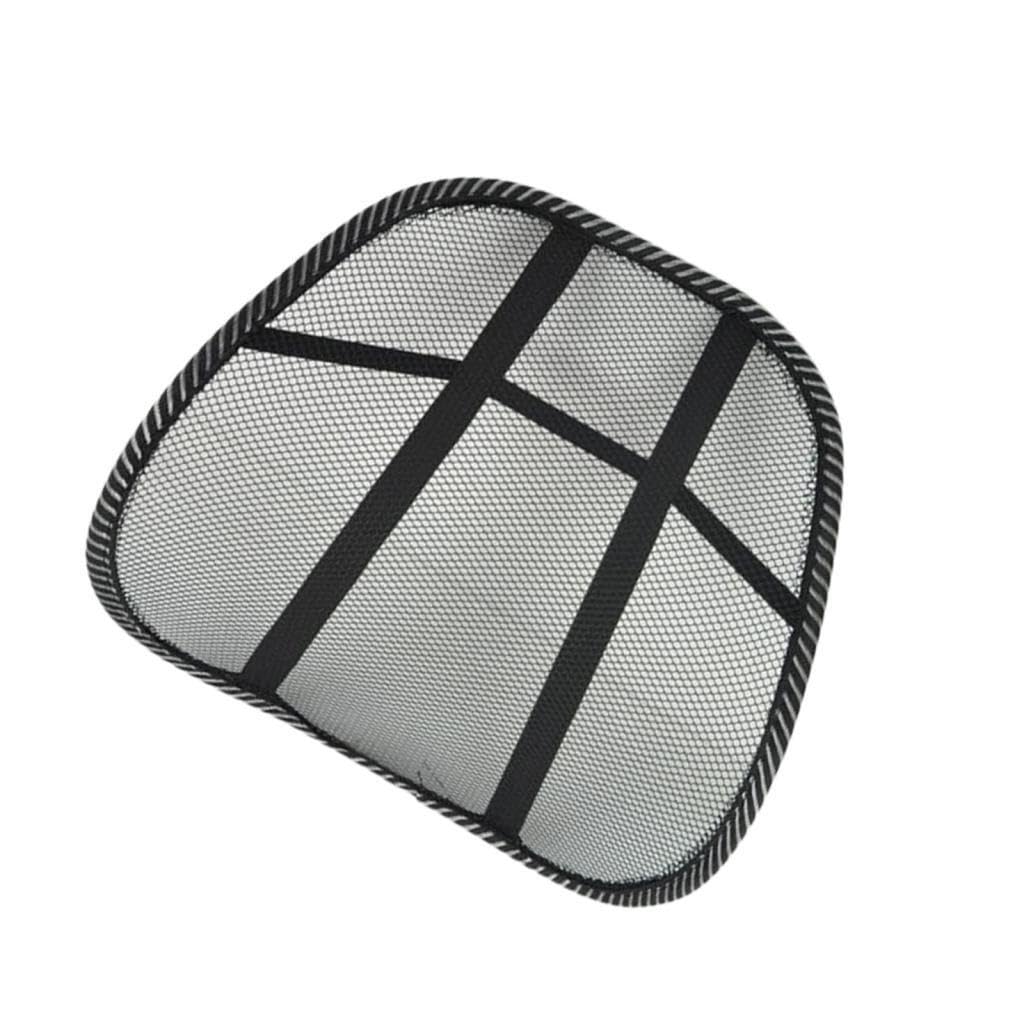 Zambuph Comfortable Lumbar Support Pillow With Mesh Back Suitable For Car Office Provides Maximum Support Over Time Lumbar Pillow For Car Office Chair Black