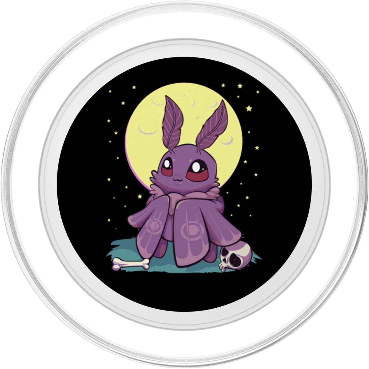 Pastel Goth Kawaii Anime Cute Baby Mothman Cryptid PopSockets PopGrip for MagSafe