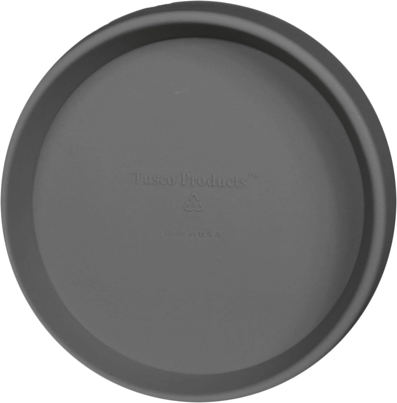 Round Saucer Planter Tray, 22-inch, Slate