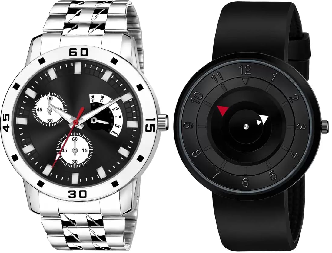 SELLORIA Brand digial and Analog Boys Mens Black Wrist Watch Good Return Gift for Boys Digital Watch for Men Pack of 2 Watches (Black) (B0CG4JY254) Amazon Price History, Amazon Price Tracker