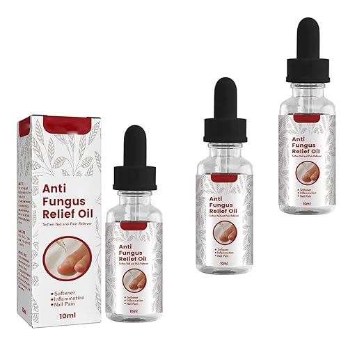 Kerassentials para hongos en las uñas de los pies, 3 piezas, aceite antihongos para aliviar hongos, mejora de hongos en los pies, 3 unidades
