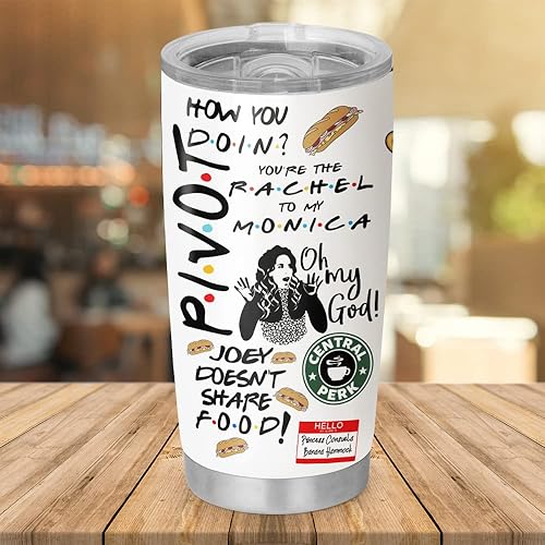 Miniatura 4 de Vasos para mejores amigos para mujeres y hombres  Citas de personajes de Central Friends Perk TV Show Vaso para el trabajo mejor amiga hermana del