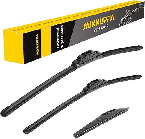 Vista 29 de MIKKUPPA Limpiaparabrisas de 26 pulgadas + 23 pulgadas + 12 pulgadas, repuesto para Mercedes-Benz 2013-2016 GL350 GL450, 2012-2015 ML350 ML550 ML63