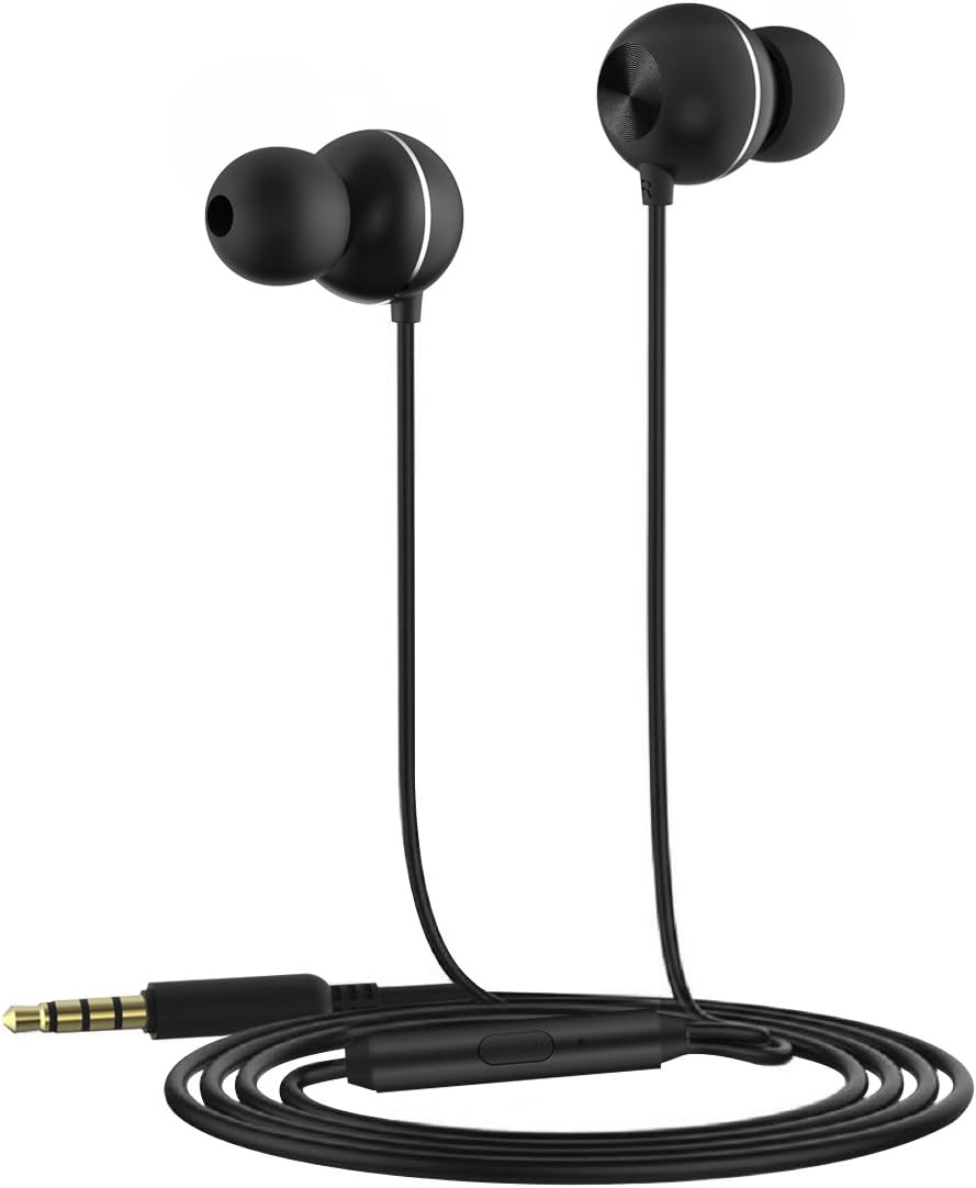 Wired Earphones with Microphone in Ear Earbuds Headphones