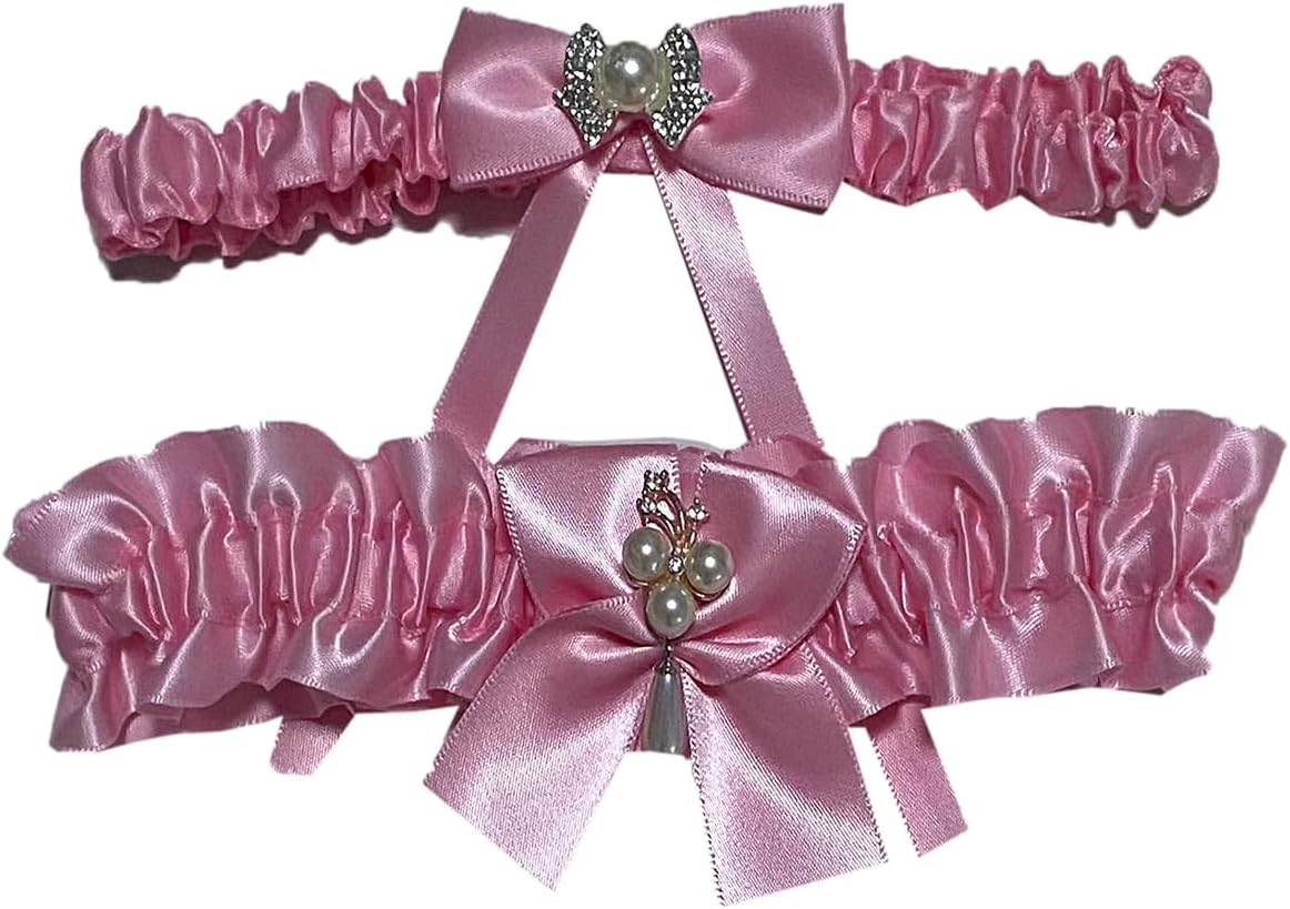 Bridal Garter Sets with Beads for Wedding Prom Garter Stretch Leg Garter Bridal Accessories for Women