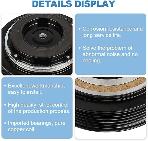 Vista 128 de ECCPP Embrague del compresor de la CA 2003-2008 para el embrague de la CA de Toyota Matrix Corolla 1.8L