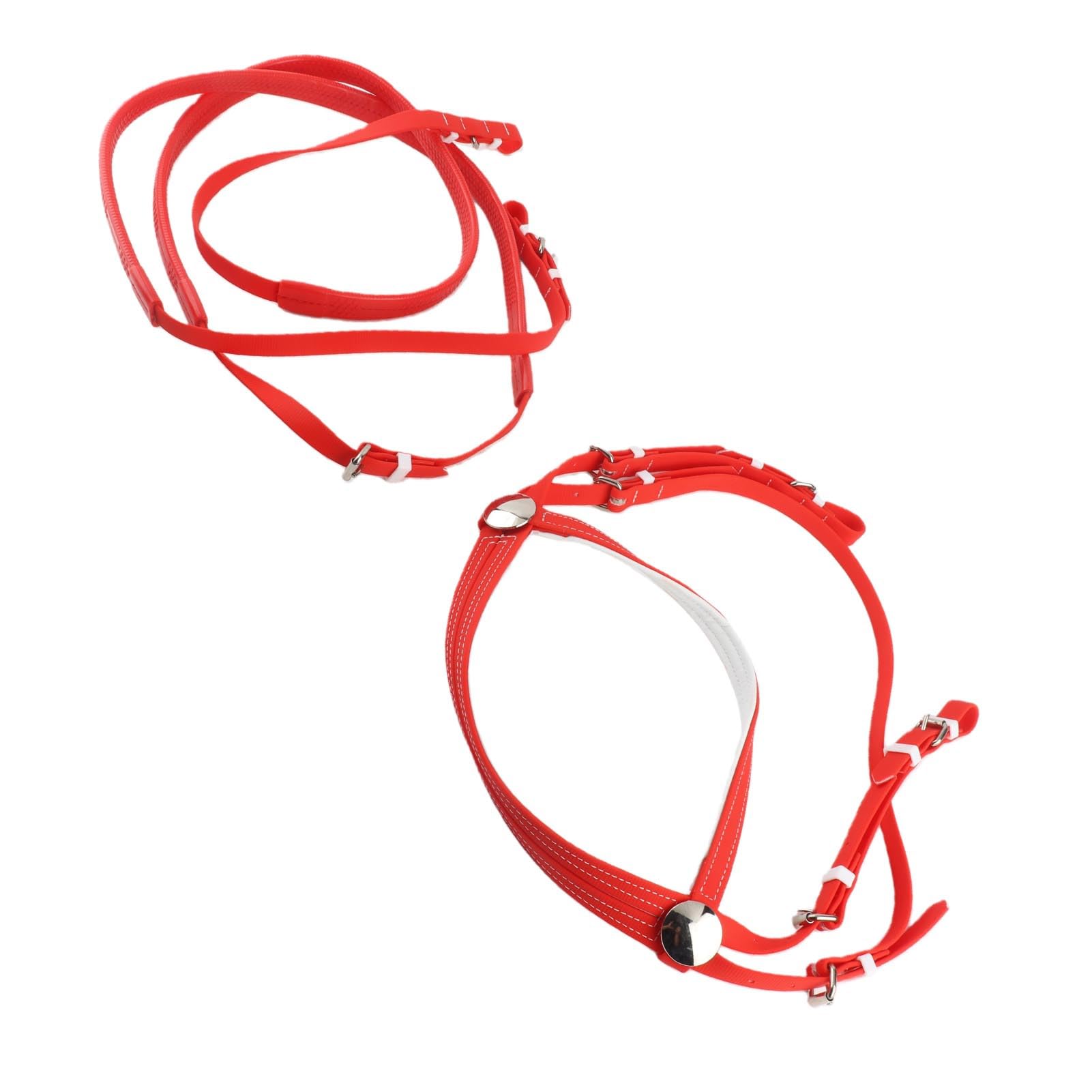 Capezza per Cavallo in Nylon PU in Pelle PU, Redine Regolabile, vestibilità Comoda, Cavezza per Allenamento Equestre