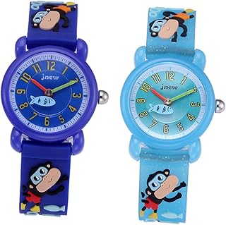 Relógios Para Crianças Relógio Infantil Relógio De Menino Relógio De Quartzo Relógio Infantil 3D Relógio De Silicone Infantil Relógios De Quartzo Pupilas Azuis Relógio Bonito