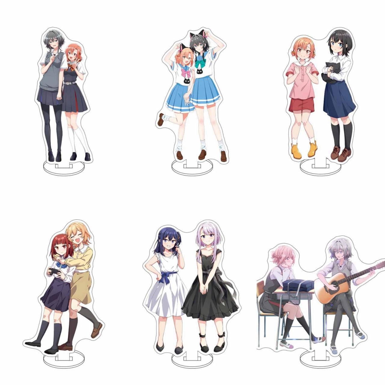 Amazon.co.jp: ささやくように恋を唄う アクリルスタンド 6点セット