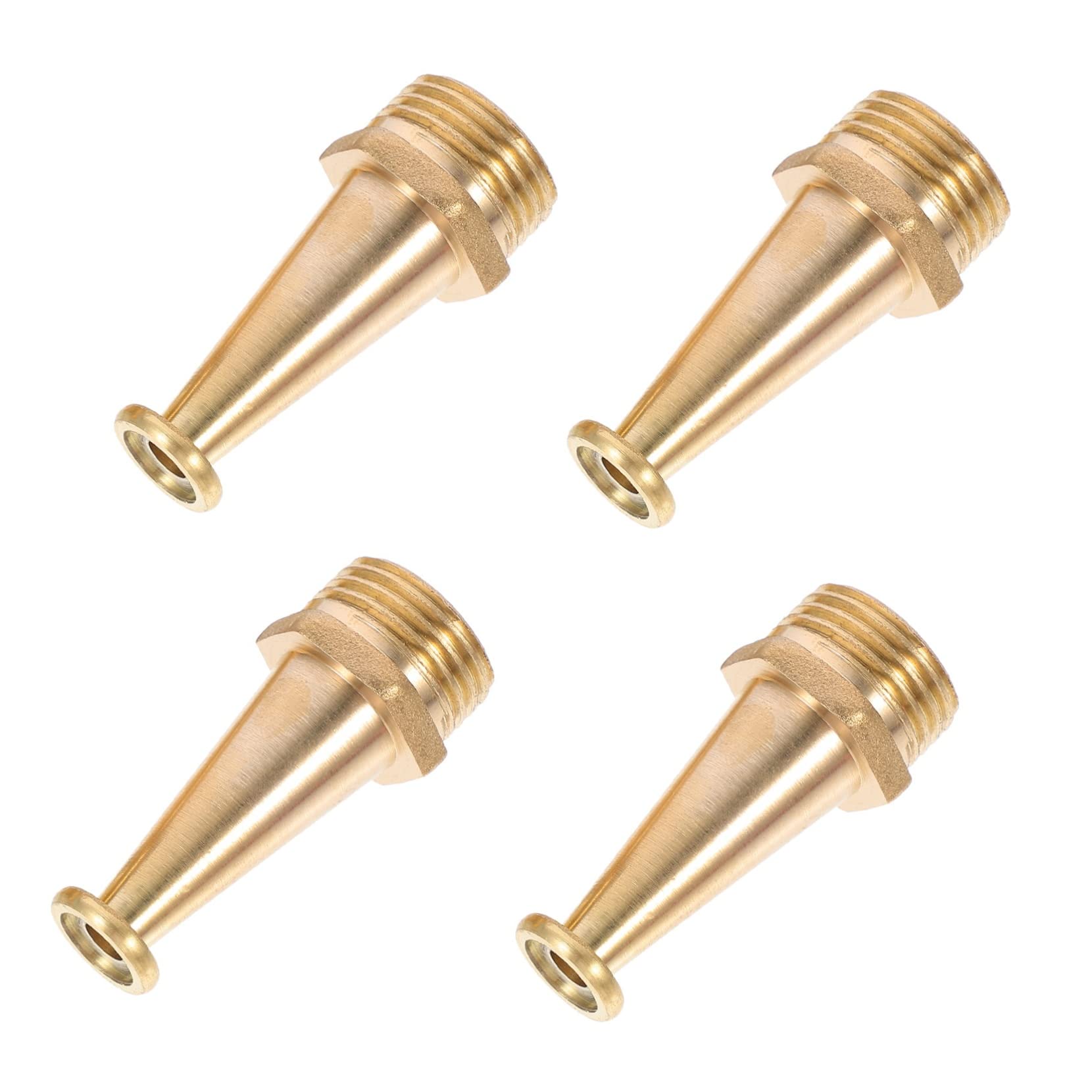 CIMAXIC Fire Extinguishing Nozzle Set 4 Pcs 1/2 Fire Reel Connectors Car Wash Sprayer Hose Garden Irrigation No Plastic High Reliability