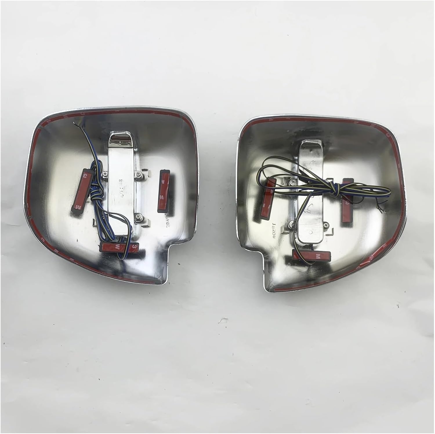 2pcs Car ABS Chrome Rearview Accessories Plated Trim Compatible with Suzuki APV Van Compatible with Arena GX 2005 2006 2007 2008 Door Mirror Cover with LED