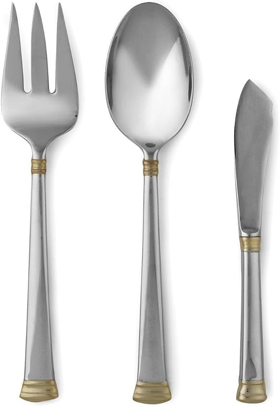 Lenox Eternal Gold 3Piece Stainless Steel Flatware