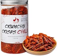 KONGCHILI Spicy Crunchy Chili Crisps with Sesame Seeds,Crispy Fried Spicy Snack, No MSG, Zero Sugar,Halal Certified Vegan Snack,Ready To Eat, 7.7oz,220g,Gourmet Chinese Chili Chips for Gifting & Parties
