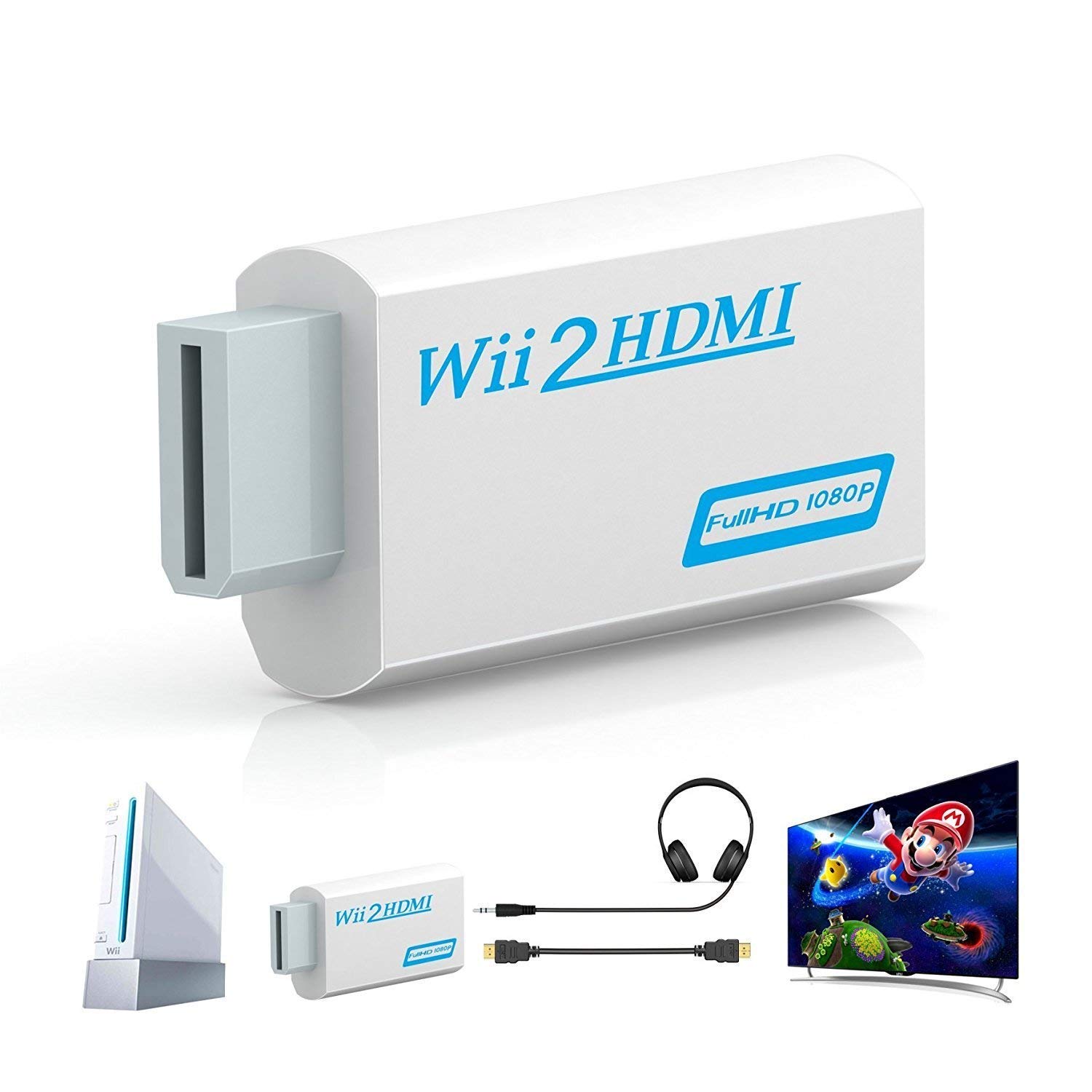 Amazon.co.jp: GANA Wii to HDMI変換アダプタ-Wii to HDMI 