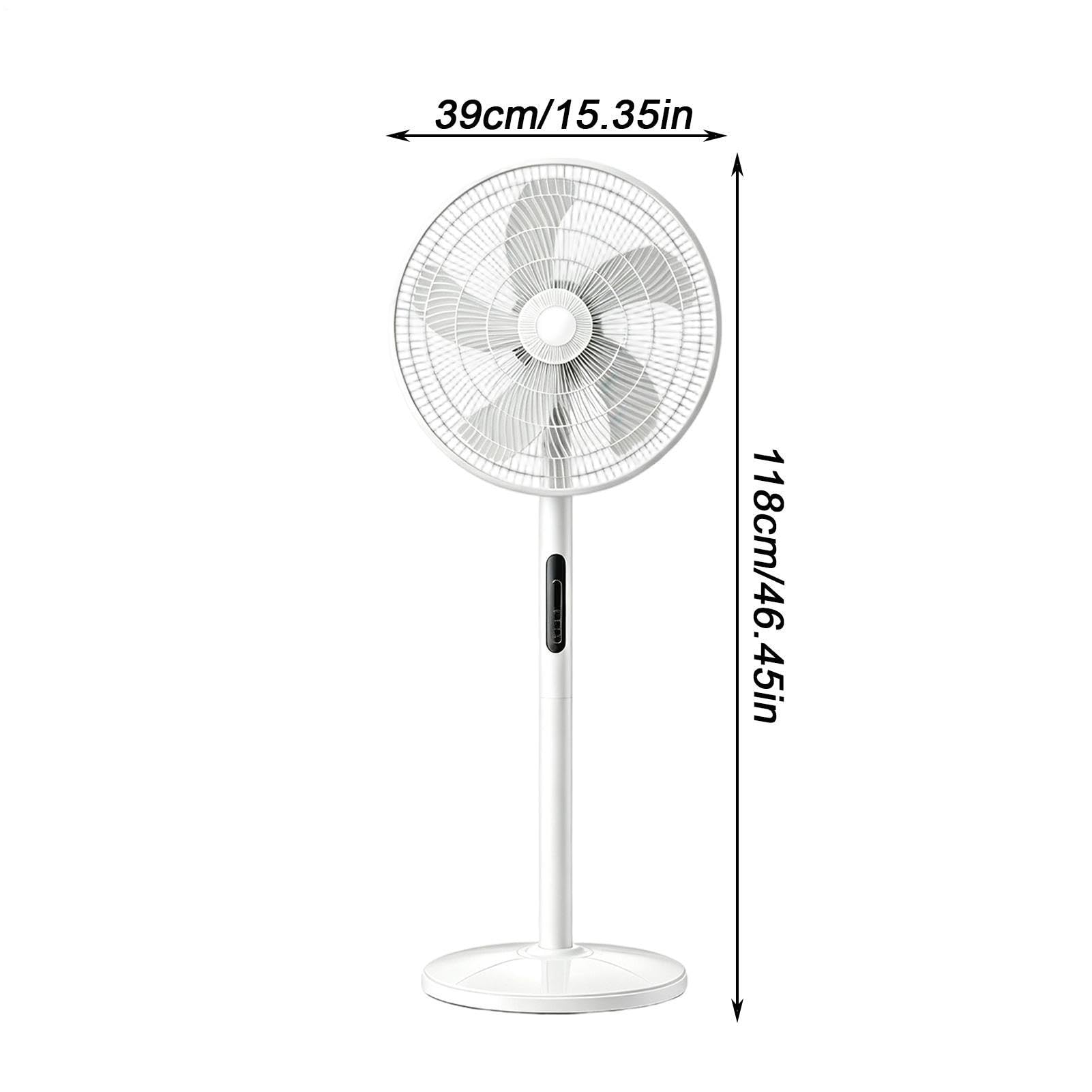 Generico Ventilatore A Piantana USB Ricaricabile 8 Velocità Raffreddamento | Ventilatore Silenzioso di Raffreddamento Per Proprietari e Abitanti Ufficio Casa Camera Dormitori Appartamento Garage