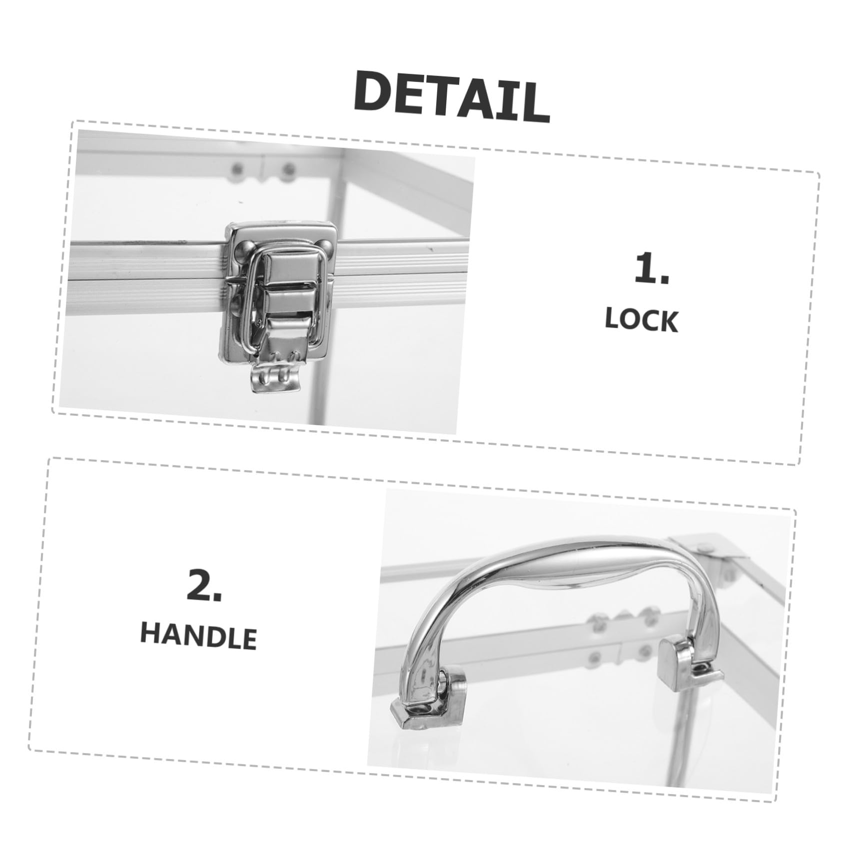 GALPADA Scatola Porta Album Organizer Raffinato e Funzionale con Maniglia Portatile in Acrilico Grande Capacità per Dischi Vinile e Custodie Dvd per Studio e Casa