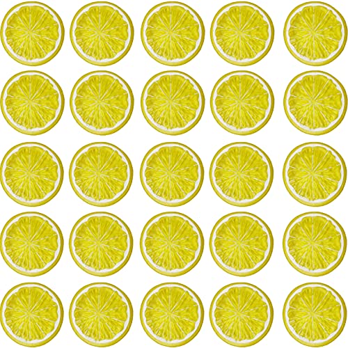 TIHOOD Künstliche Zitronenscheiben aus Kunststoff Cover
