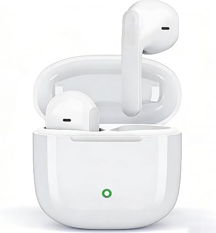 Auriculares Inalámbricos,Auriculares Bluetooth 5.4 In Ear,4 HD Mic Reducción de Ruido ENC,50H Hi-Fi Estéreo Cascos,Control Táctil,IPX7 Impermeable Deportes Audifonos Inalambricos para Android iOS