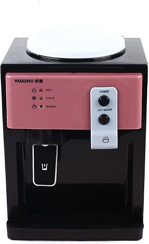 Dispensador de agua eléctrico, dispensador de agua fría y caliente de escritorio, dispensador de agua para el hogar y la oficina, colocado en la