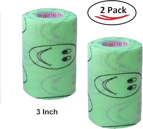 Miniatura 426 de Cinta adhesiva para veterinarios (negro) (paquete de 2) (4 pulgadas x 15 pies), autoadhesiva, adherente, cohesiva, flexible, autoadhesiva, rollo