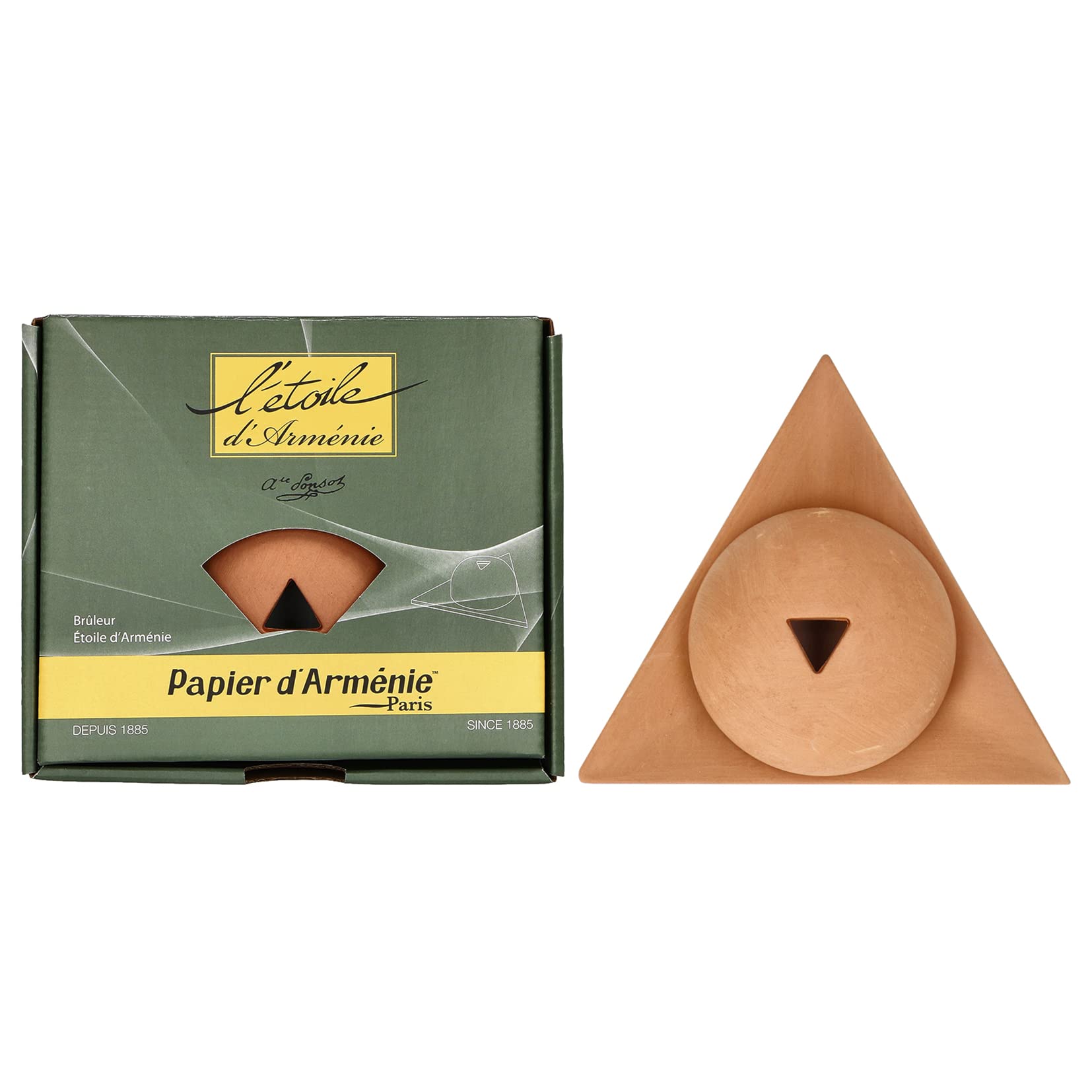 Amazon.co.jp: パピエダルメニイ お香 バーナー テラコッタ [並行輸入