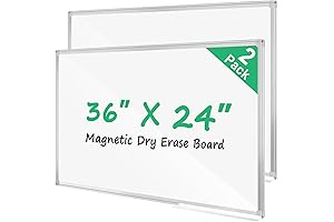 Office & Home 2x3 Dry Erase Board with Detachable Pen Tray for Organizing