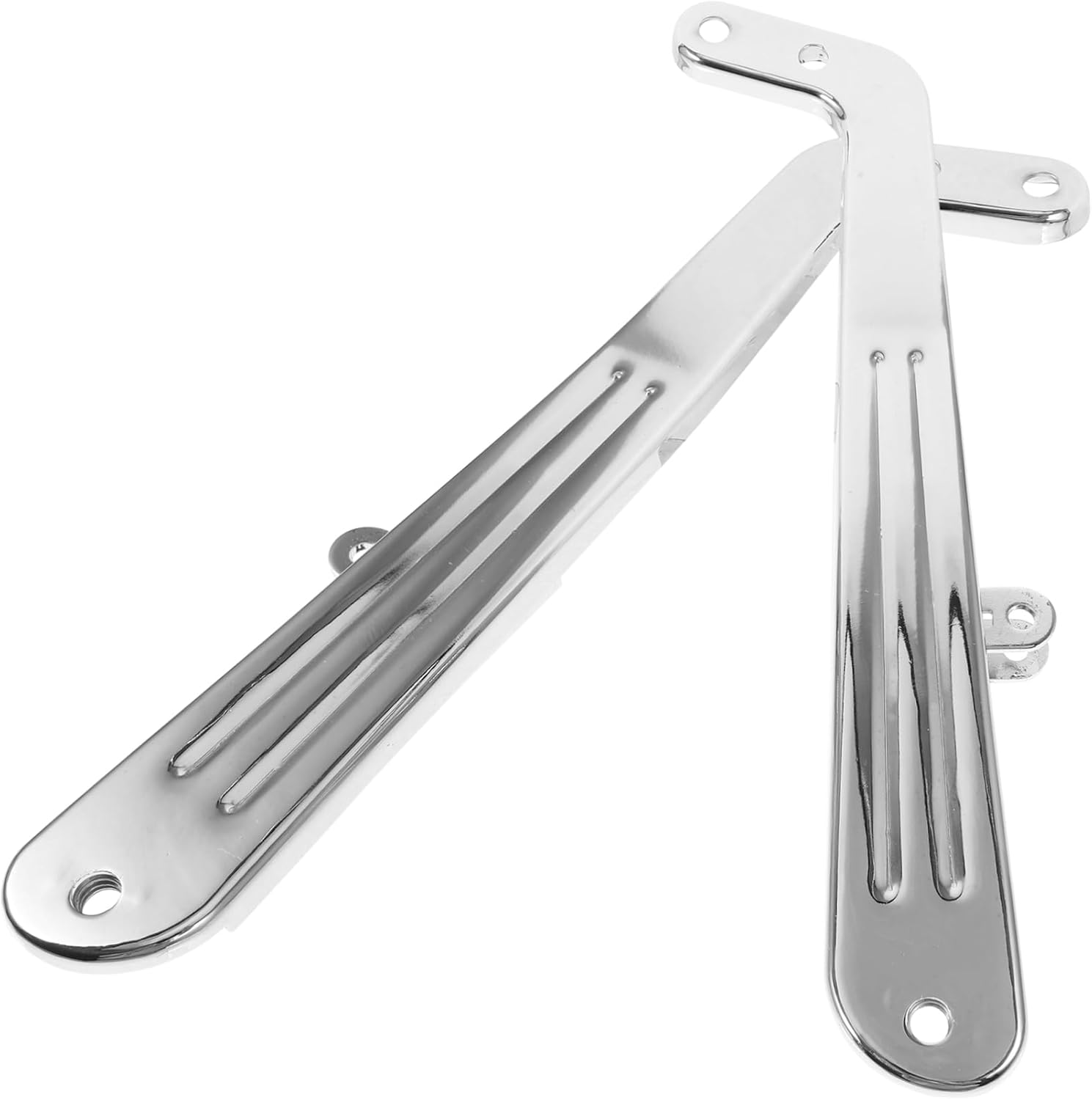 2pcs Plated Armrests for Hairdressing Chairs Replacement Parts for Barber and Styling Chairs Ergonomic Design for Comfort and Easy Maintenance