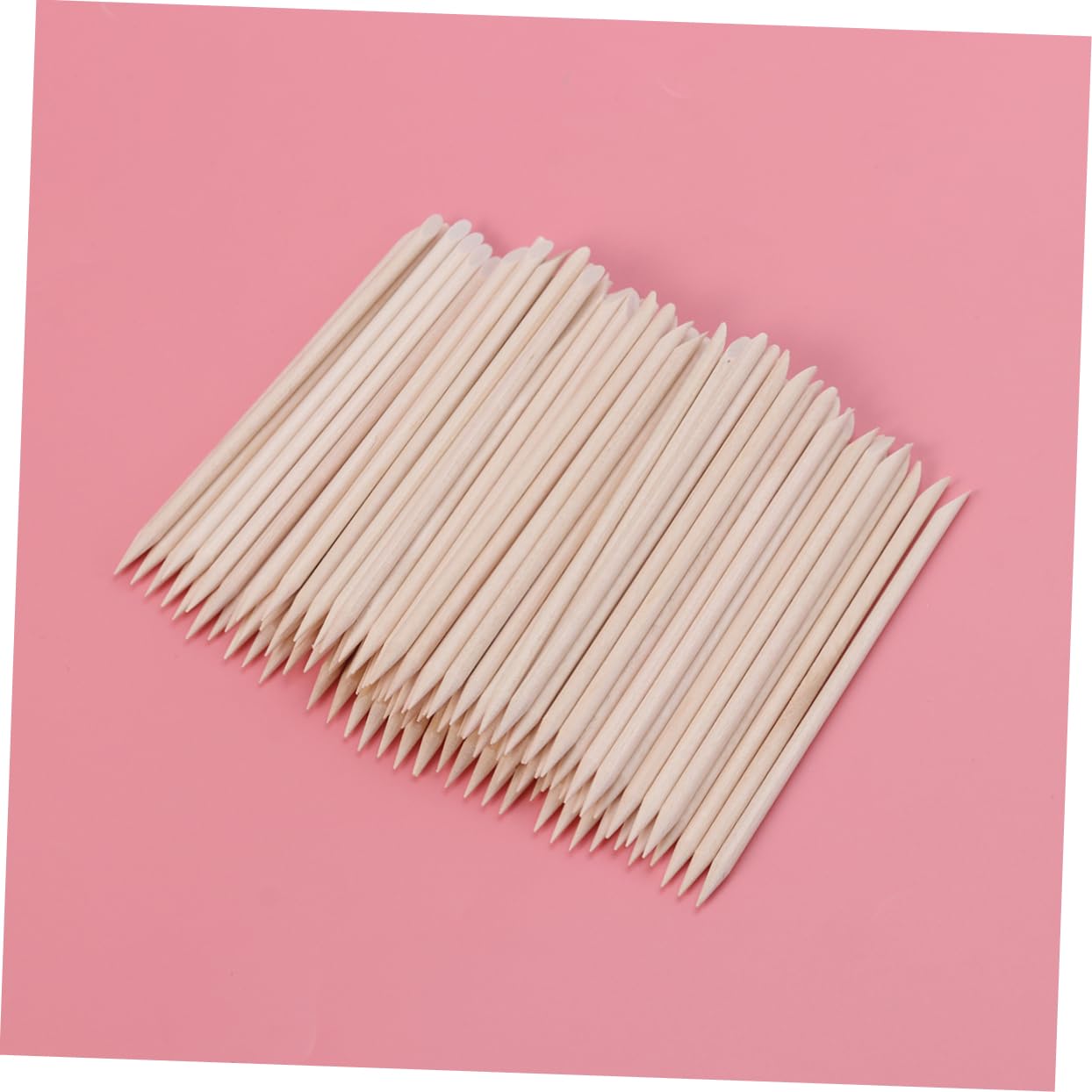 10 Sets Nail Art Sticks 11 3 Cm Nagelhautschieber Flaches Ende Hartholzmaterial 100 Stück * 10