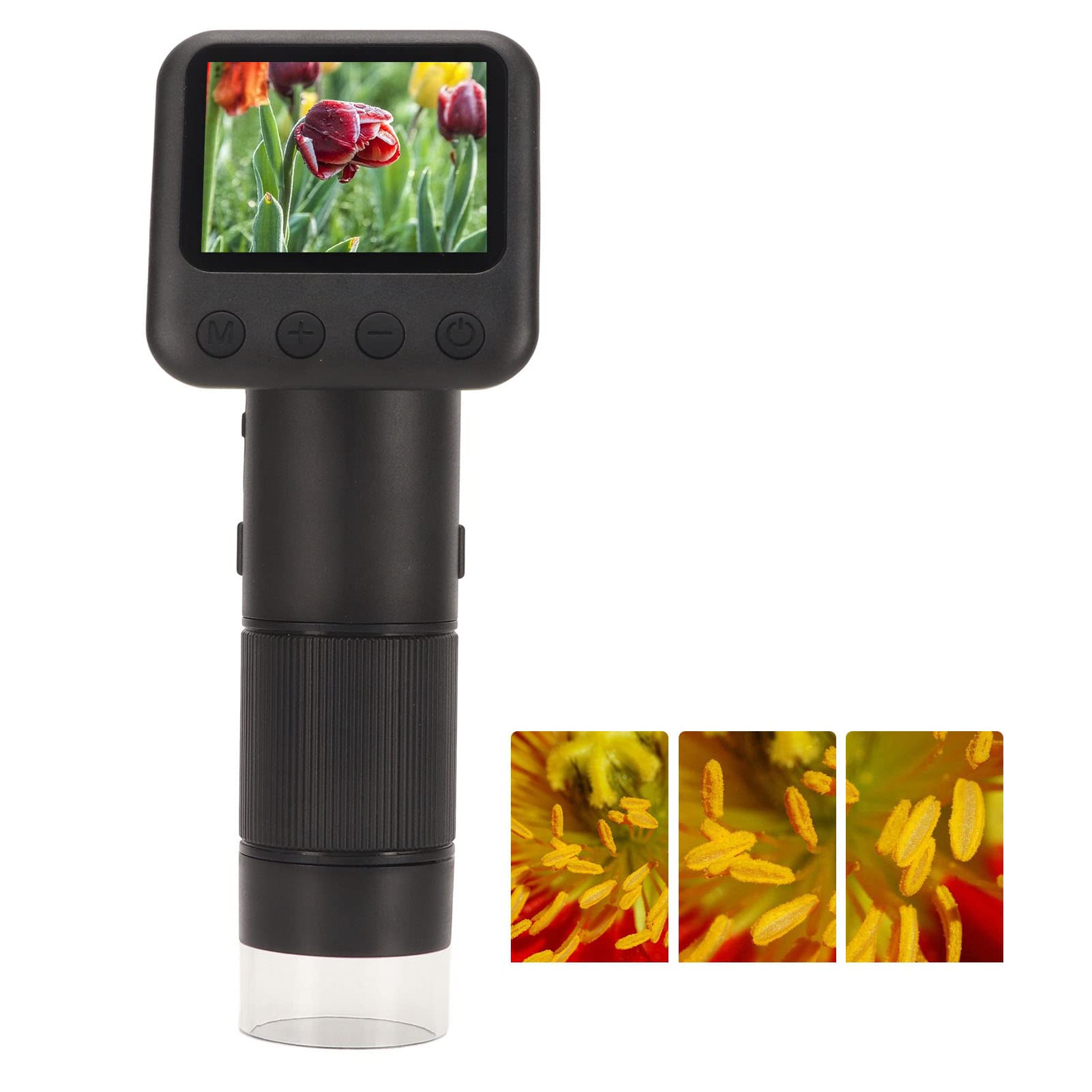 Cámara de Microscopio Pequeña, Lupa Electrónica Liviana, Microscopio Digital de Bolsillo, Recargable 800X para Computadora para Joyería