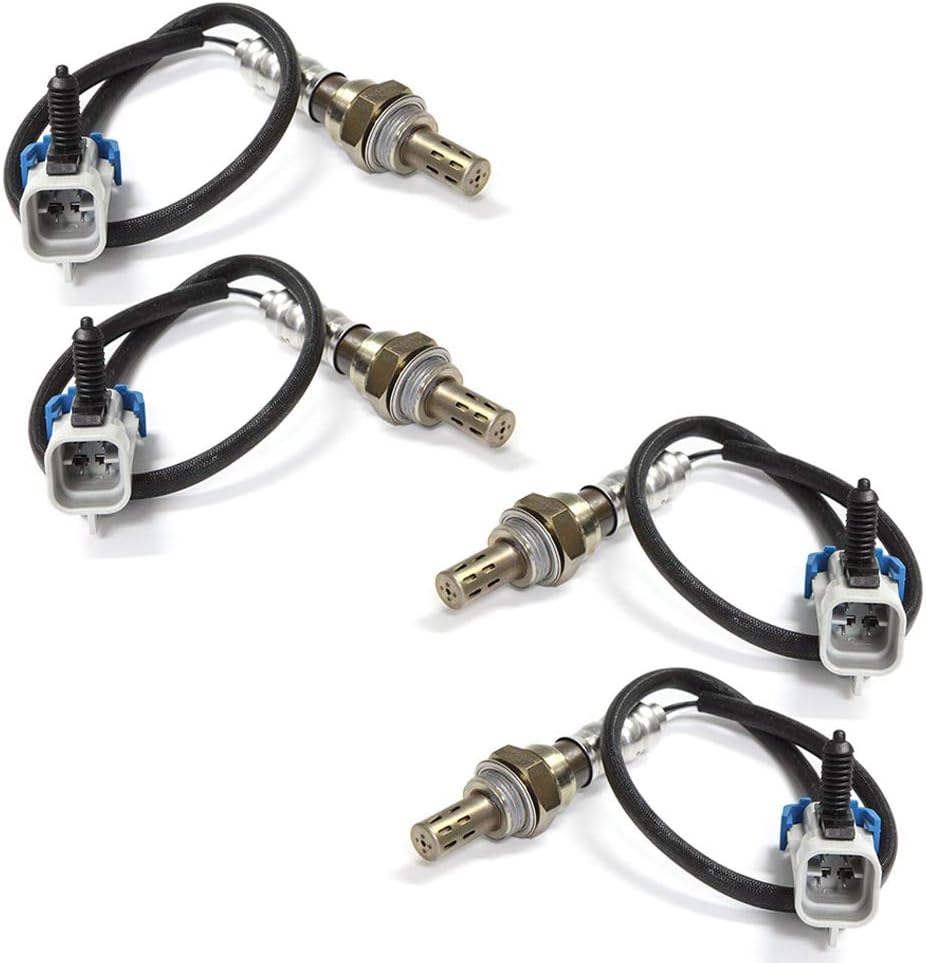 4PCS Upsteam Oxygen Sensor 234-4668 for Buick LaCrosse Lucerne Cadillac CTS Escalade Chevy Avalanche Cobalt Equinox HHR Impala Malibu Monte Carlo Silverado Tahoe GMC Envoy Sierra Yukon 4PCS