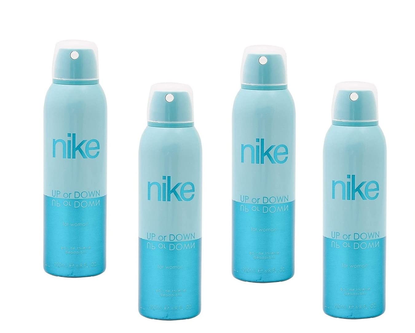 Nike Unisex Up Or Down Woman Liquid Fresh Scent Deodorant Pack Of 4 (200Ml Each)-picture-35