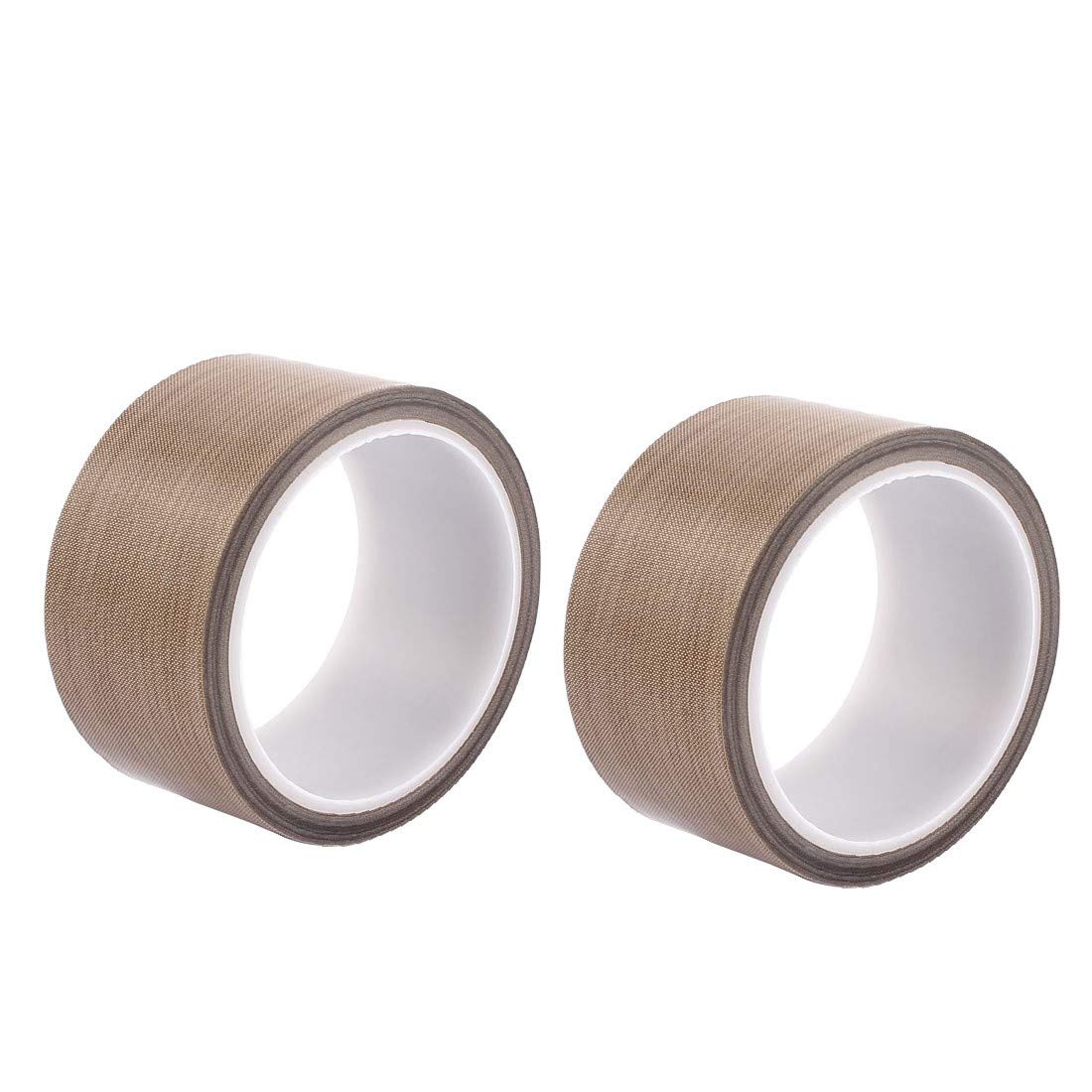 New Lon0167 Nastro adesivo antiaderente PTFE ad alta temperatura da 2 pezzi 0.18mm x 40mm lungo(2pcs 0,18 mm x 40 mm Antihaft-Hochtemperatur-PTFE-Klebeband 10M Lan_g