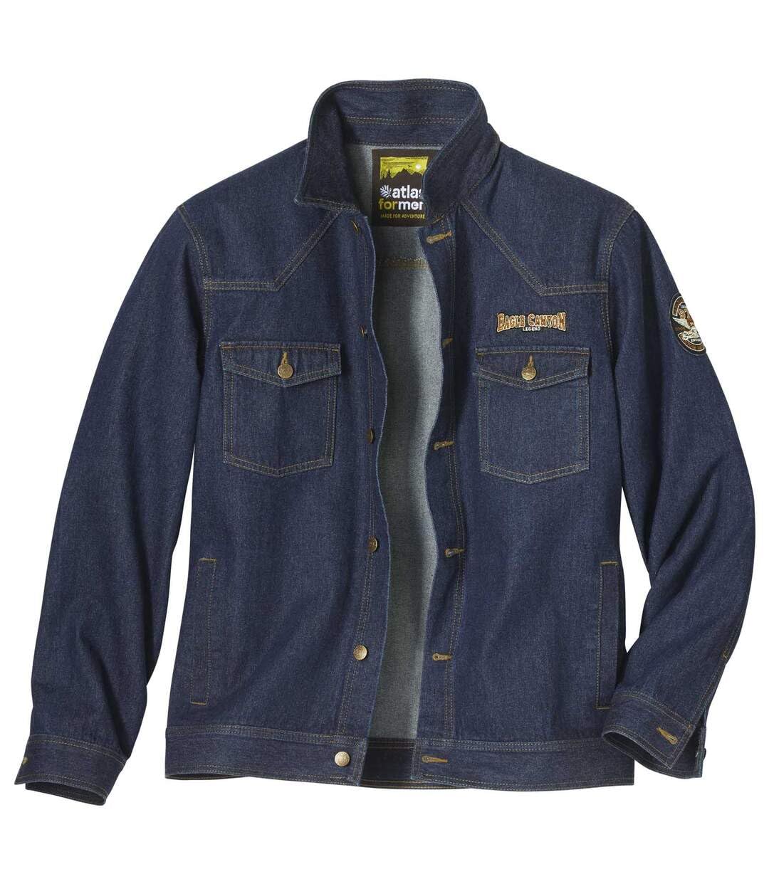 ATLAS FOR MEN - Jeansjacke - Erhältlich in großen Größen von M bis 5XL
