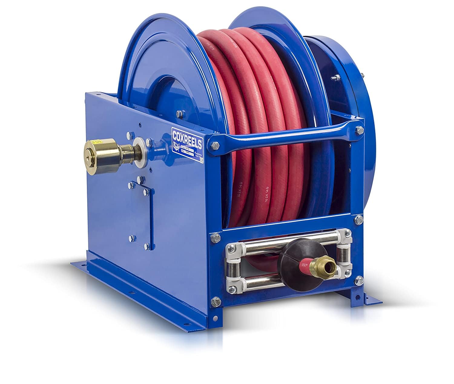 Coxreels SLPF-625 Box-Frame Spring Driven Fuel Hose Reel 1" x 25' 300 psi