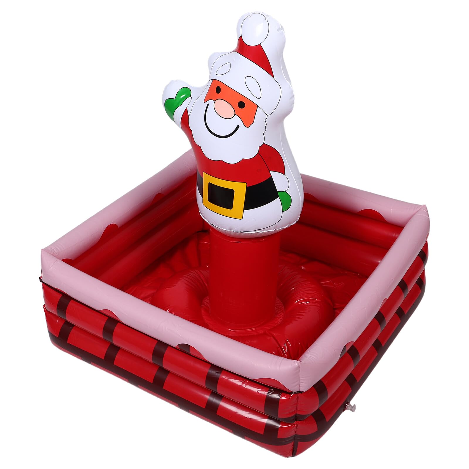 NUOBESTY Inflatable Beverage Cooler Santa Ice Bucket for Christmas and Summer Parties Efficient Drink Chiller for BBQ Pool and Outdoor Holiday Gatherings