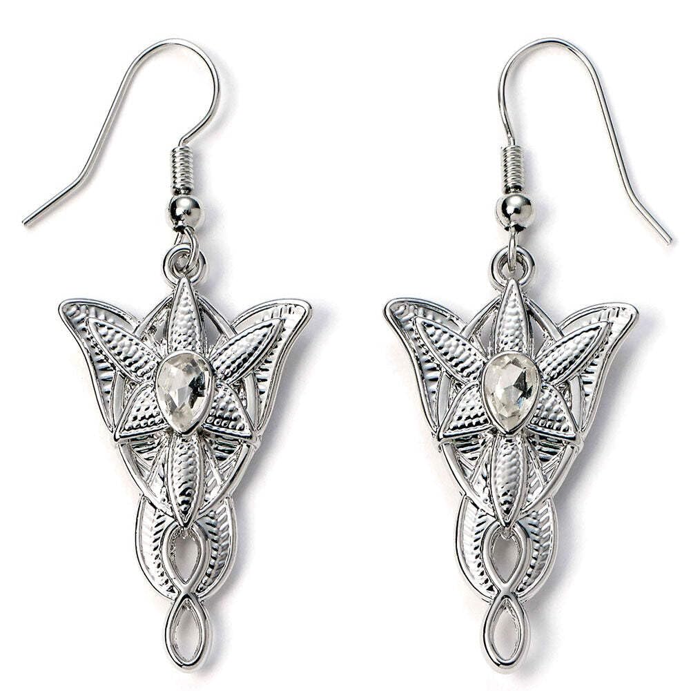 The Lord of The Rings Evenstar LRE00003 Pendientes de gota plateado