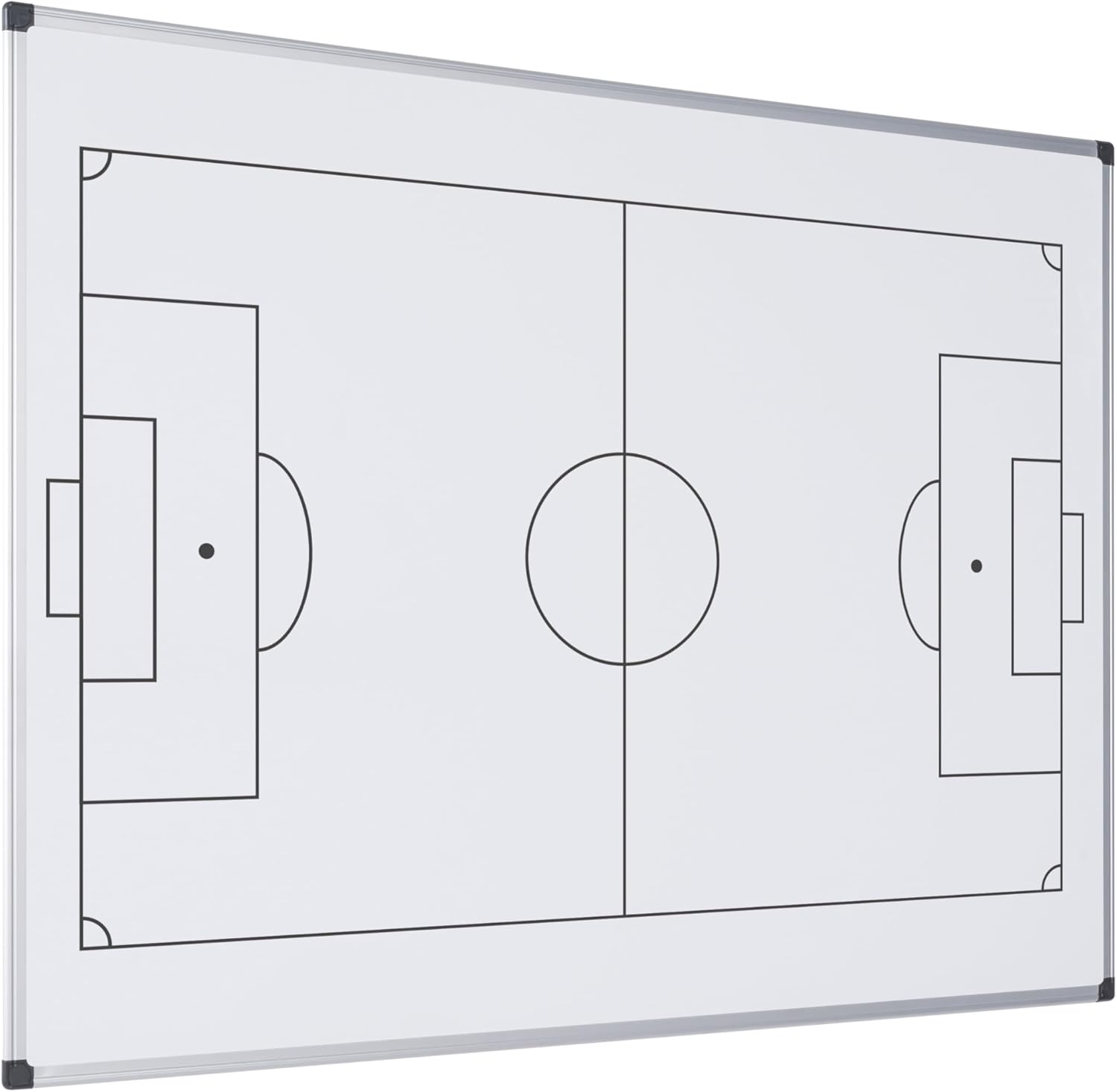 Bi-Office Maya Magnetic Football Board - A3 - Lacquered Steel Surface with Aluminium Frame