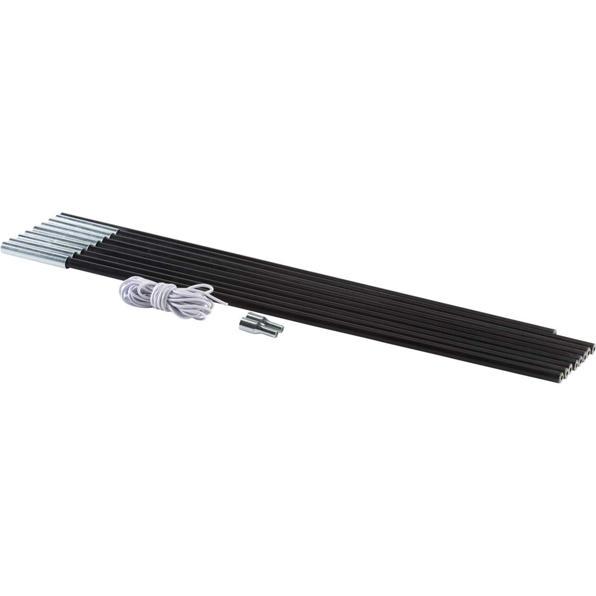 Tent Poles Fibreglass Universal Black