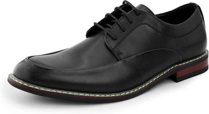 Mens Dress Shoes Classic Cap Toe Oxfords Lace Up Formal & Casual Derby Shoes for Men Wedding Business