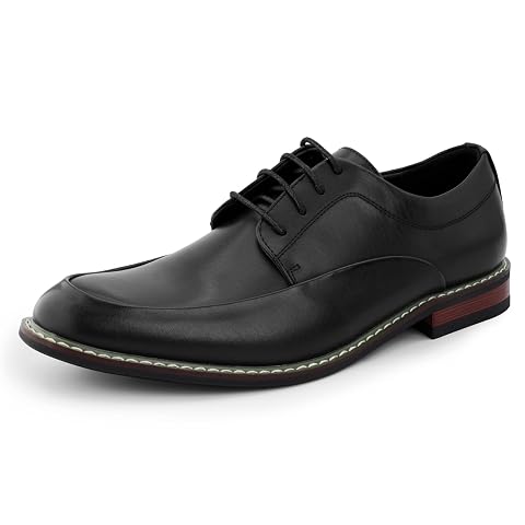 Mens Dress Shoes Classic Cap Toe Oxfords Lace Up Formal Casual Derby Shoes for Men Wedding Business
