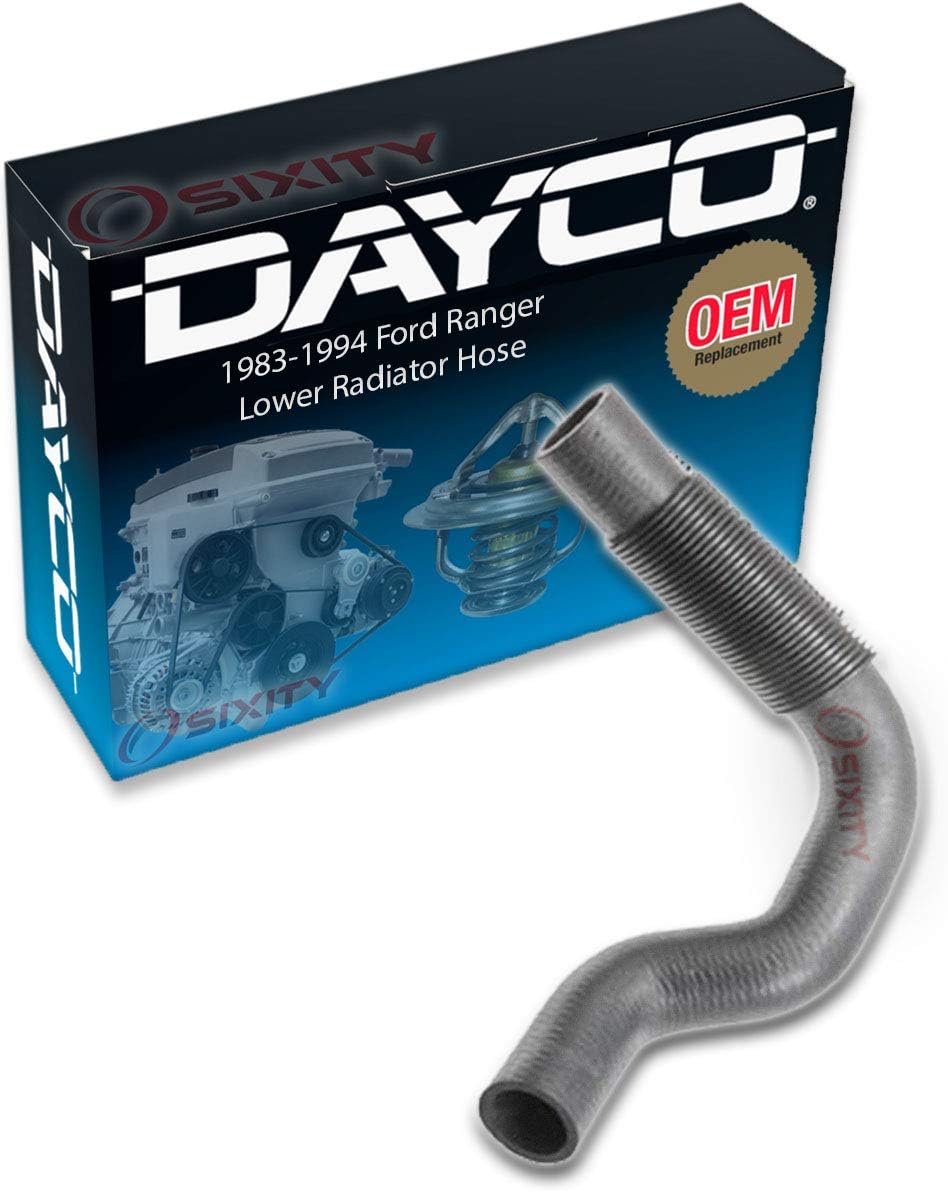 Dayco Lower Radiator Coolant Hose compatible with Ford Ranger 2.0L 2.3L L4 1983-1994