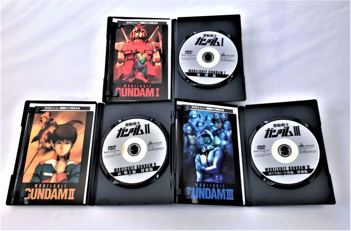 ３巻セット　DVD 劇場版 機動戦士ガンダムⅠ.Ⅱ.Ⅲ 特別版 Amazon.co.jp: DVD 劇場版 機動戦士 Ⅰ Ⅱ Ⅲ 特別版 全3巻