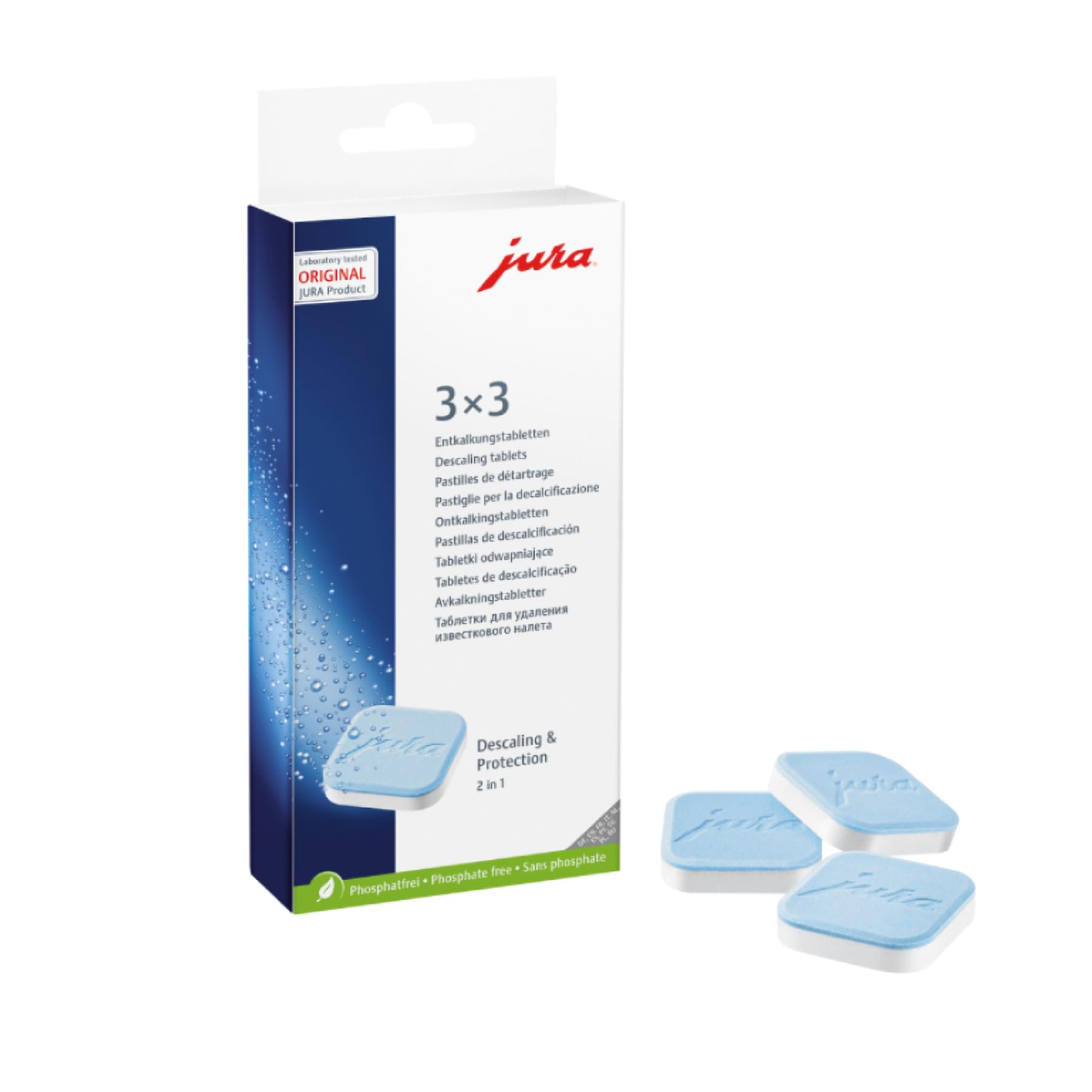 Jura Confezione Da 9 Pastiglie Anticalcare Per 3 Pulizie, Riceverai 1 Confezione Da 9 Pezzi-image