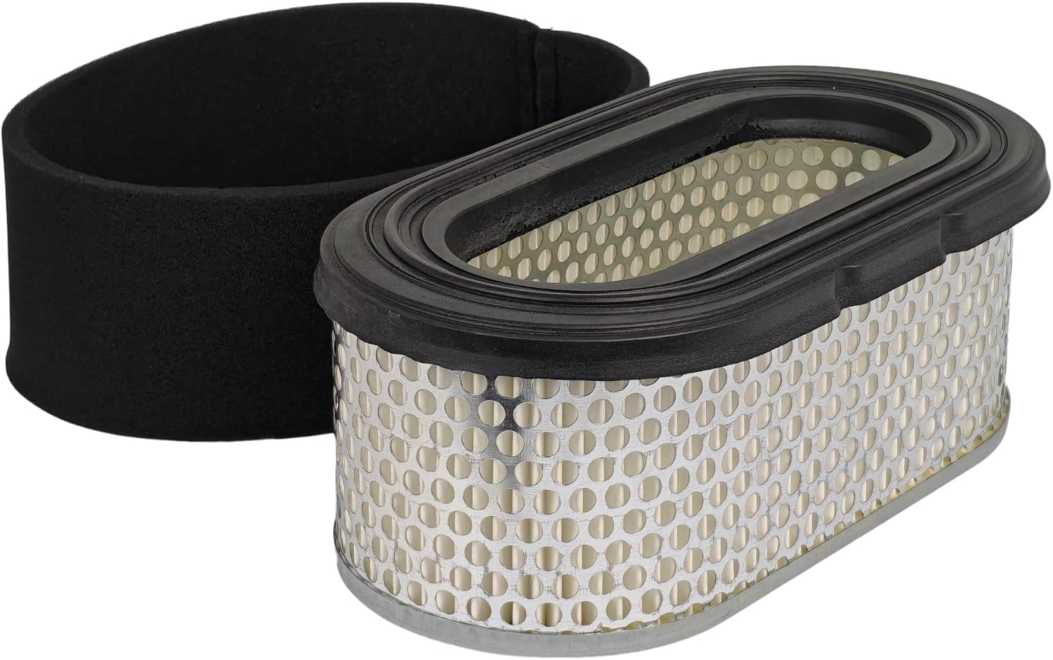 EZROAD MIU10906 MIU10905 Air Filter Set Compatible with Kawasaki FD680V FD731V Engine Compatible with John Deere X520 X540 11013-2223 14864 w/Prefilter Lawn and Garden Tractor